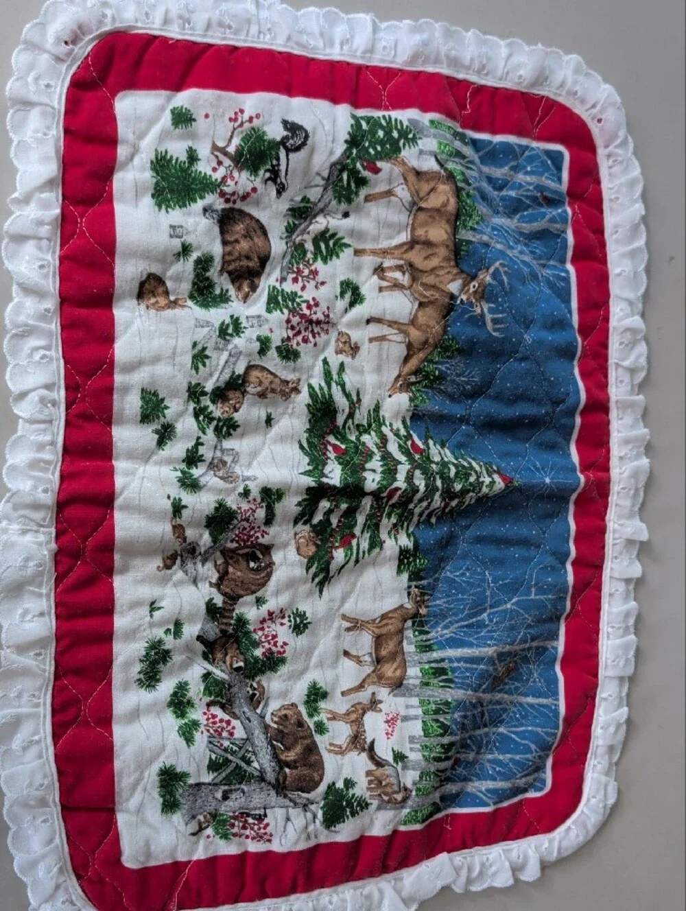 VTG Lot Of 2 Holiday Christmas Winter Decor